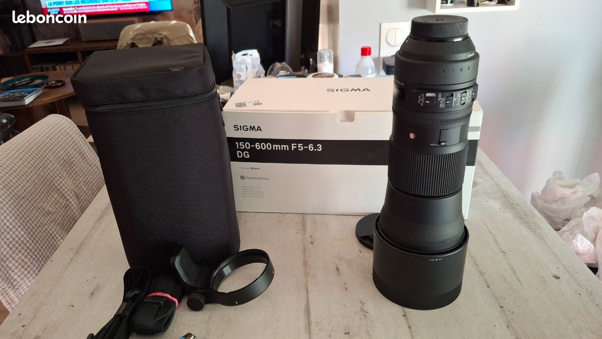Vends Objectif 150/600 mm Sigma monture Nikon
