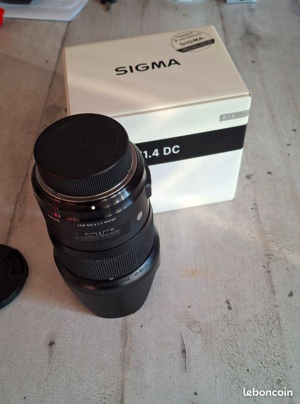 Vends Objectif 35 mm 1.4 Sigma monture Nikon
